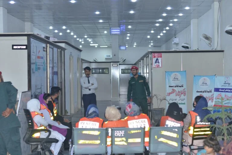 Emergency training participants at YMC